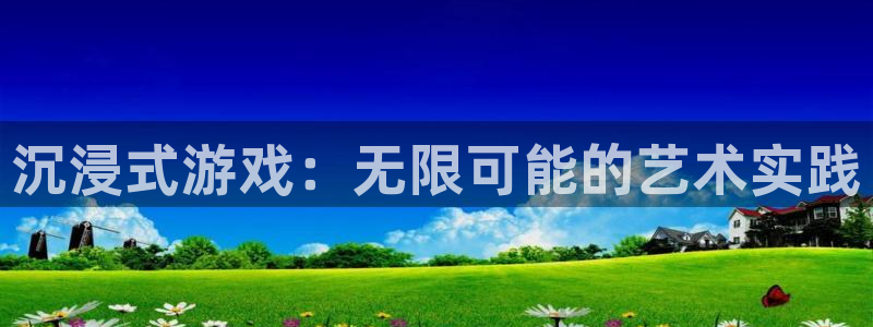 沐鸣娱乐2官网网址是多少：沉浸式游戏：无限可能的艺术实践