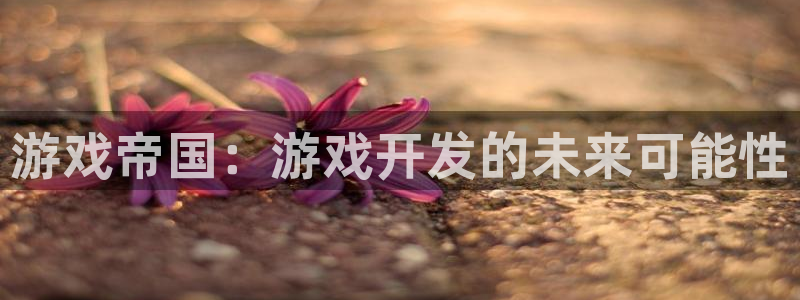 沐鸣2账号注册：游戏帝国：游戏开发的未来可能性