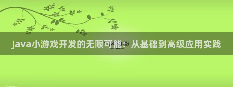 沐鸣2登陆扣27337：Java小游戏开发的无限可能：从基础到高级应用实践